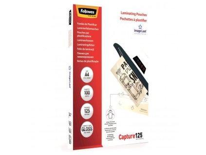 laminovaci folie fellowes a4 125 mic imagelast leskle img fel lamino a4 125 baleni fd 99