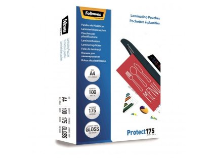 laminovaci folie fellowes a4 175 mic leskle img fel lamino a4 175 mic baleni fd 99