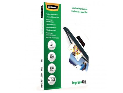 laminovaci folie fellowes a5 100 mic leskle img fel lamino a5 100 mic baleni fd 99