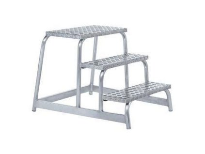 Schůdky ZARGES s plošinou, 3 stupně