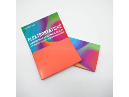 poznamkove blocky elektrostaticke symbionotes 190x100 mm cervene img synt190100r100 12 fd 99