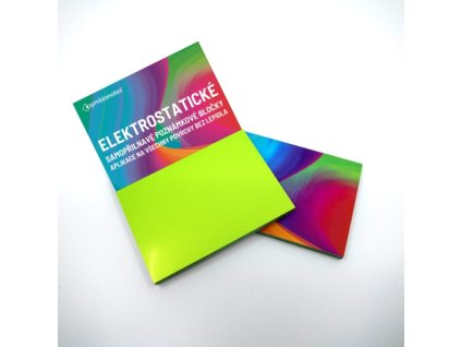poznamkove blocky elektrostaticke symbionotes 70x100 mm zelene img synt70100v100 3 fd 99