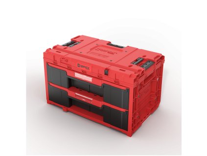 Box na nářadí QBRICK SYSTEM ONE Drawer 2 Toolbox 2.0 Basic Red Ultra HD