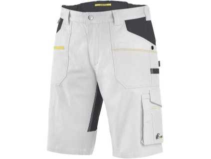 Kraťasy CXS STRETCH, pánské, bílo-šedé (Velikost 46)