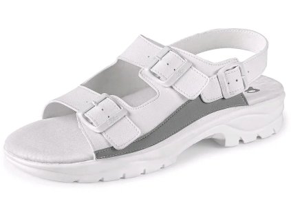 63924 obuv pracovni sandal cxs paola s paskem bily
