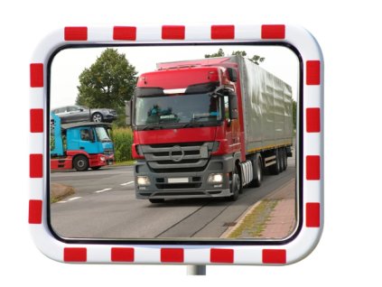 Dopravní zrcadlo nerezové Dancop TM INOX, 600 x 800 mm, TUV