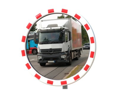 Dopravní zrcadlo nerezové Dancop TM INOX, průměr 800 mm, TUV