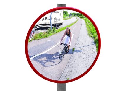 Širokoúhlé zrcadlo s vyhříváním Dancop, průměr 500 mm