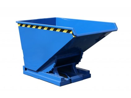 Výklopný kontejner BASIC, s automatickým výklopem (přepravník) 600 litrů, typ základní, modrá