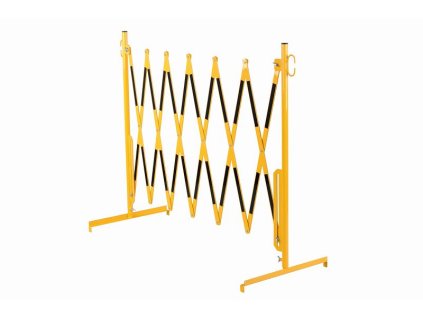 70 30 CRASH STOP Scherengitter gelb schwarz 3 6m mit Standfu 70 30 2 655c909394160