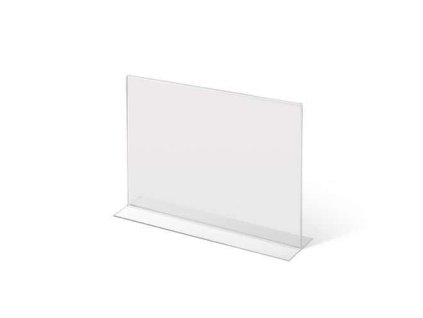 Plexi stojánek na letáky JD2, typ T na šířku, A4