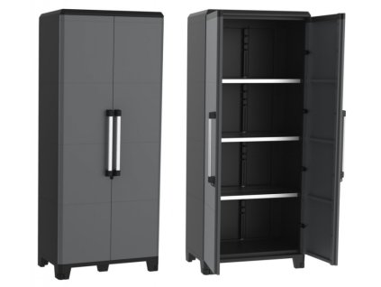 Vysoká plastová venkovní skříň 184,4 x 78 x 43,6 cm, MODULAR PRO 4, 50 kg/pol., (voděodolnost IP43)
