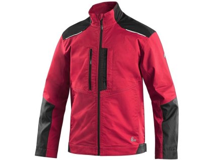 Blůza CXS SOLIS FLEX, pánská, červeno-černá (Velikost 46)