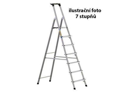 PROFI hlinikové schůdky střední intenzita, ZARGES Scana S, 8 stupňů