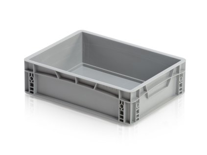 Plastová EURO přepravka 10 l, 12 x 40 x 30 cm, plné úchyty