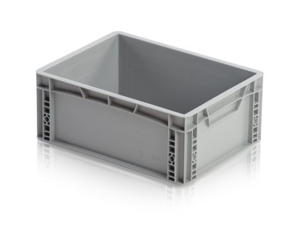 Plastová EURO přepravka 15 l, 17 x 40 x 30 cm, plné úchyty