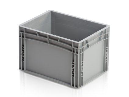 Plastová EURO přepravka 26 l, 27 x 40 x 30 cm, plné úchyty