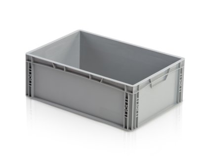 Plastová EURO přepravka 45 l, 22 x 60 x 40 cm, plné úchyty