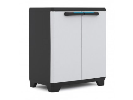 Nízká plastová skříň Linear 90x68x39 cm