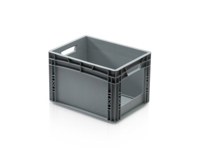 Euro přepravka s vkladovým oknem 27 x 40 x 30 cm