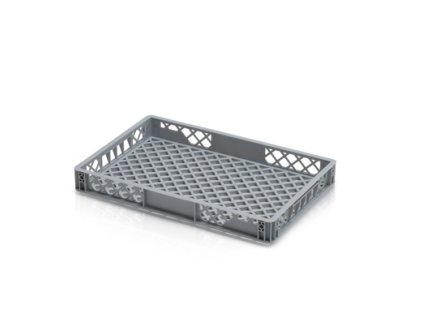 Euro přepravka děrovaná 7,5 x 60 x 40 cm