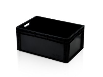 Euro přepravka černá 27 x 60 x 40 cm