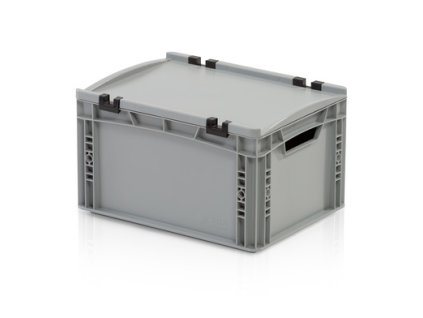Euro přepravka s víkem 20l 22 x 40 x 30 cm