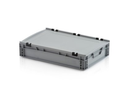 Euro přepravka s víkem 24l, plný úchyt 12 x 60 x 40 cm