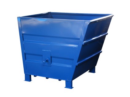 Výklopná nádoba přepravník 1000 litrů, modrá