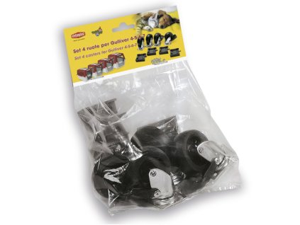 Sada koleček pro přepravky Gulliver (typy Touring, IATA 4,5,6,7 a IATA Plus 5, 6, 7)