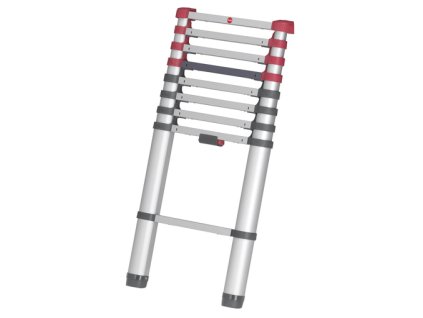 Teleskopický bezpečnostní hliníkový žebřík Hailo T80 9 příček