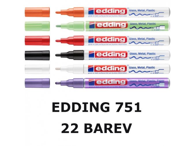 edding 751 barvy