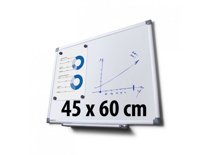 Tabule magnetická, 45 x 60 cm