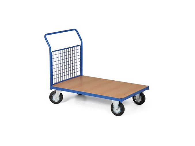Plošinový vozík, jedno drátěné madlo, 200 kg