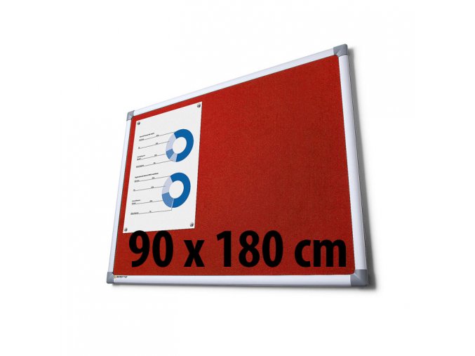 textilni tabule cervena90x180