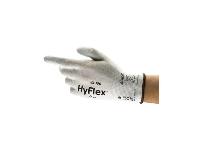 Rukavice ANSELL HYFLEX 48-100, máčené v polyuretanu