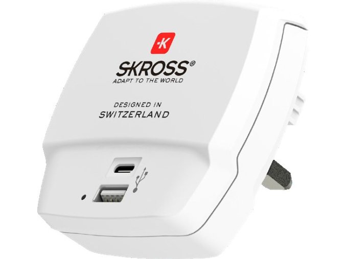 SKROSS USB nabíjecí adaptér Type-C UK, 5400mA max.