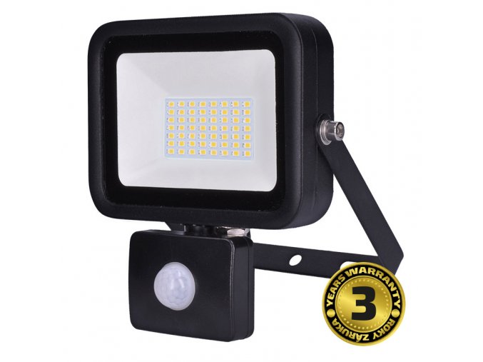 Solight LED reflektor PRO se senzorem, 50W, 4600lm, 5000K, IP44