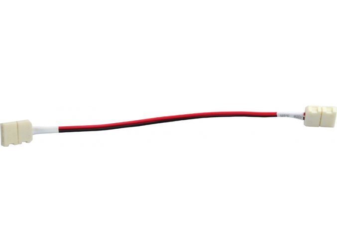Solight propojovací kabel pro LED pásy, 10mm zacvakávací konektor na obou stranách, 1ks, sáček