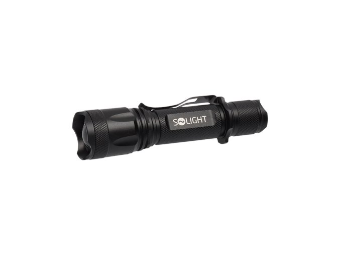 Solight LED nabíjecí svítilna, 600lm, Cree XM-L2 T6, zoom, Li-Ion