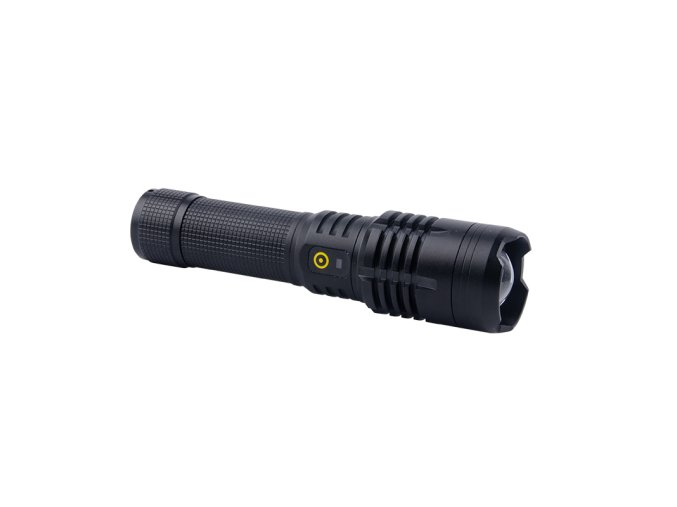 Solight LED nabíjecí svítilna, 1400lm, zoom, power bank, dárkové balení, Li-Ion