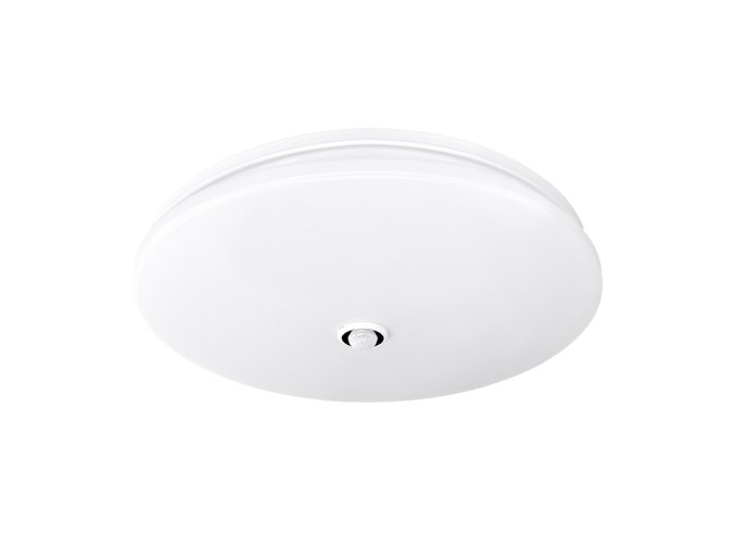 Solight LED stropní světlo PLAIN s PIR sensorem, 18W, 1260lm, 3000K, kulaté, 33cm