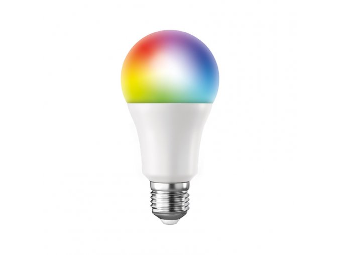 Solight LED SMART WIFI žárovka, klasický tvar, 10W, E27, RGB, 270°, 900lm