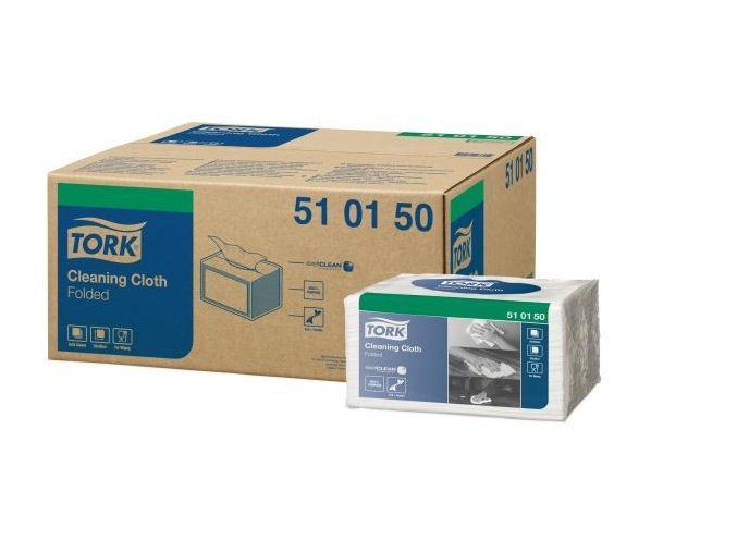 Netkaná textílie Tork Premium 510 Small Pack bílá - 55ks