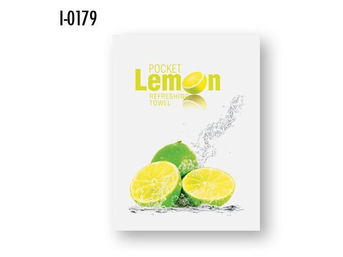 Vlhčené osvěžující ubrousky INFIBRA Lemon - 500ks