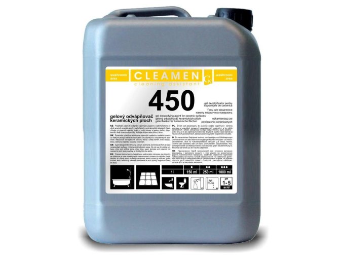 Cleamen 450 gelový odvápňovač ploch 5 l