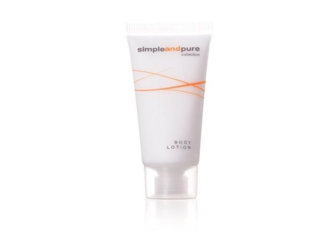 Hotelové tělové mléko v tubě 20ml Simple and Pure - 50ks