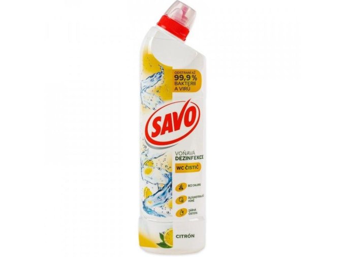 SAVO WC čistič citrón gel 700ml