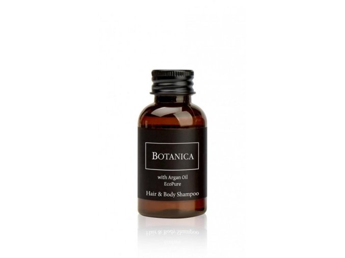 Luxusní hotelový vlasový a tělový šampón v lahvičce Botanica 40ml