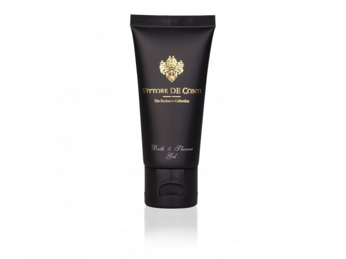 Luxusní hotelový sprchový gel v tubě 40ml Vittore de Conti - 50ks